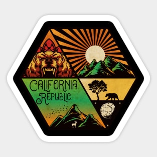 Vintage California Republic Sticker